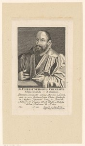 Portret van Christoph Crinesius