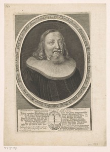 Portret van Christoph Ehinger op 70-jarige leeftijd