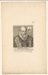 Portret van Christoph Fabius Gugel