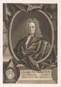 Portret van Christoph Friedrich Plathner