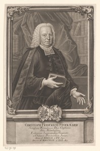 Portret van Christoph Friedrich Stockmayer