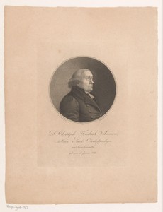 Portret van Christoph Friedrich von Ammon