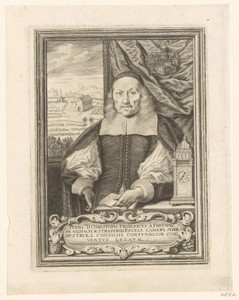 Portret van Christoph Friedrich von Freising