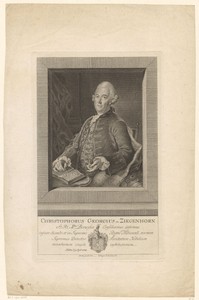 Portret van Christoph Georg von Ziegenhorn