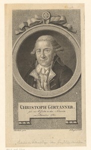 Portret van Christoph Girtanner