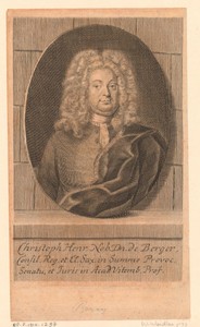 Portret van Christoph Heinrich von Berger