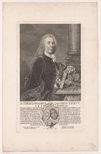 Portret van Christoph Jacob Treu (Trew)