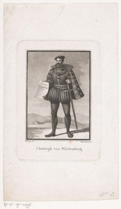 Portret van Christoph von Württemberg