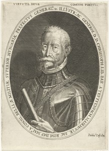 Portret van Christoph Vrijheer van Teuffenbach-Mayrhofen
