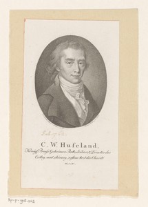 Portret van Christoph Wilhelm von Hufeland