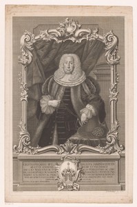 Portret van Christoph Willibald Harsdörfer