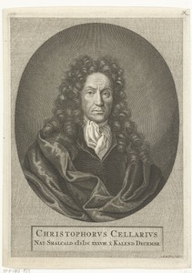 Portret van Christophorus Cellarius