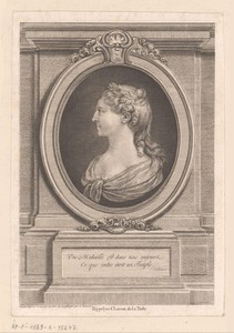 Portret van Claire Clairon