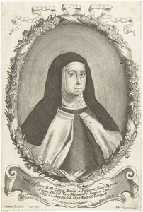 Portret van Clara Maria van de passie