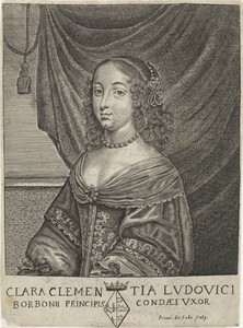 Portret van Clara van Bourbon