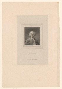 Portret van Claude-Adrien Helvétius