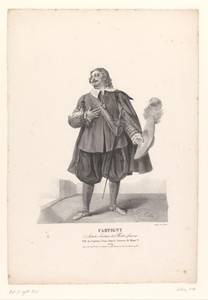 Portret van Claude Cartigny als Capitaine Copp in La Jeunesse de Henri V