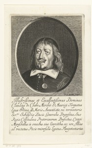 Portret van Claude de Chabot markies van Sint Mauritius