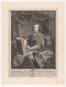 Portret van Claude de Saint-Simon