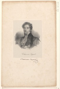 Portret van Claude François Chauveau-Lagarde