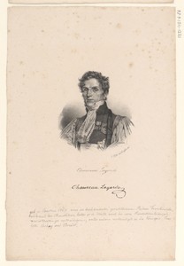 Portret van Claude François Chauveau-Lagarde