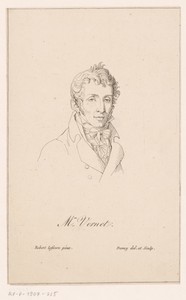 Portret van Claude Joseph Vernet