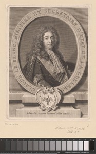 Portret van Claude le Blanc