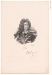 Portret van Claude-Louis-Hector de Villars