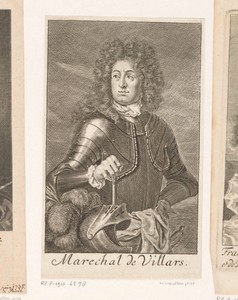 Portret van Claude Louis Hector de Villars