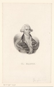 Portret van Claude Martin