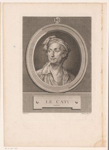 Portret van Claude Nicolas Le Cat