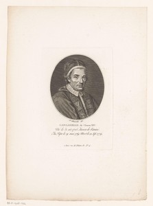 Portret van Clemens XIV
