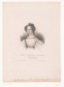 Portret van Clémentine d'Orléans
