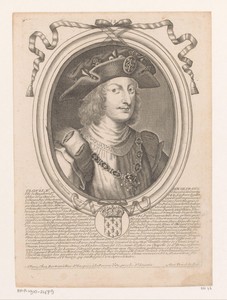 Portret van Clovis II