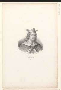 Portret van Clovis II