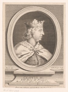 Portret van Clovis II van Frankrijk