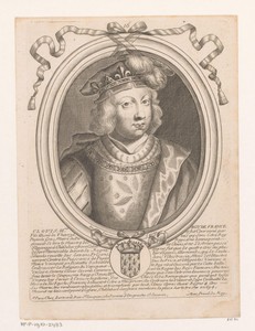 Portret van Clovis III