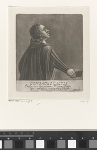 Portret van Conrad Celtis
