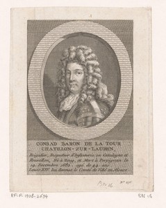 Portret van Conrad de La Tour-Châtillon de Zurlauben