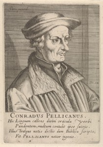 Portret van Conrad Pellican