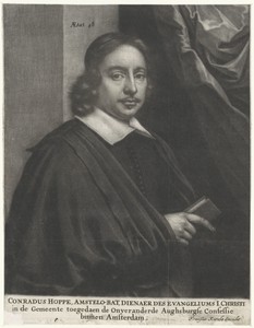 Portret van Conradus Hoppe