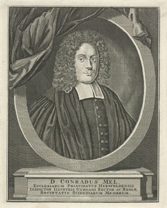Portret van Conradus Mel