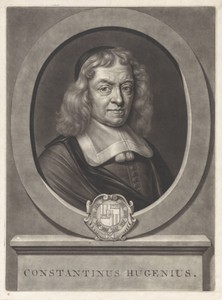 Portret van Constantijn Huygens