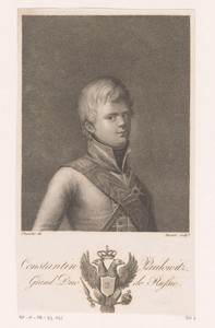 Portret van Constantijn Pavlovitsj van Rusland