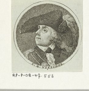 Portret van Corn. Gov. Visscher