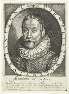 Portret van Cornelis Jan Barents op 40-jarige leeftijd