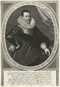 Portret van Cornelis Liens op 56-jarige leeftijd