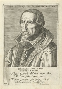 Portret van Cornelis Musius