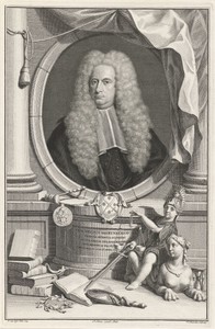 Portret van Cornelis van Bynkershoek