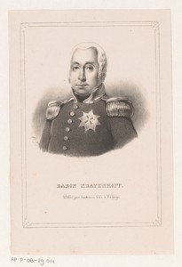 Portret van Cornelius Rudolphus Theodorus Krayenhoff